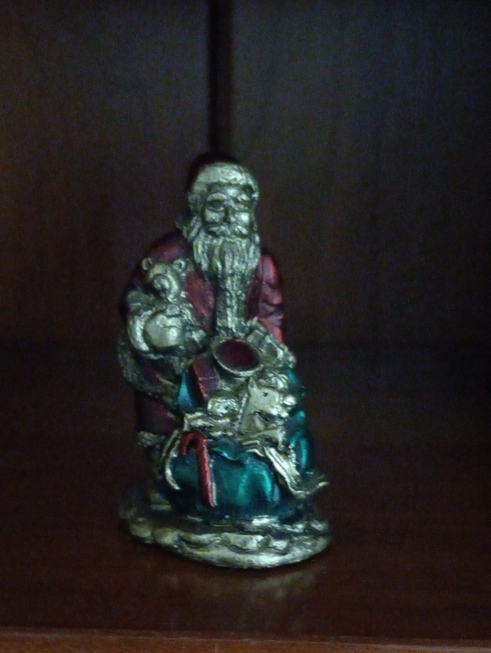 Vintage Russ Berrie Yuletide Heirloom Santa Miniature Figurine